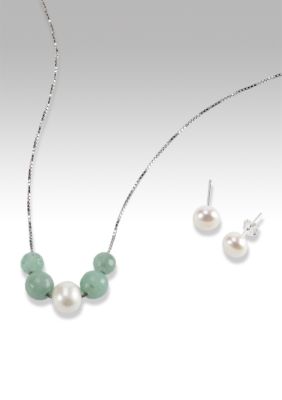 Belk Silverworks Pearl with Aventurine