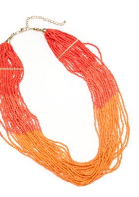New Directions Ombre Seed Bead Necklace