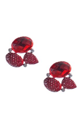New Directions&reg; Cluster Button Earrings