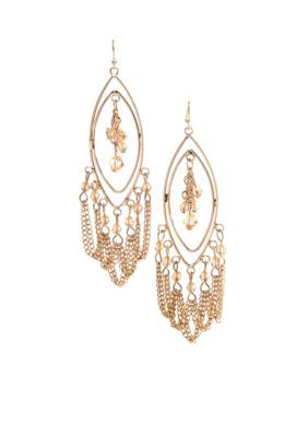 New Directions Oval Drop Earring