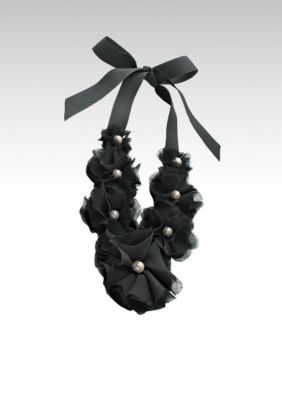 ND&reg; New Directions Black and Pearl Bauble Necklace