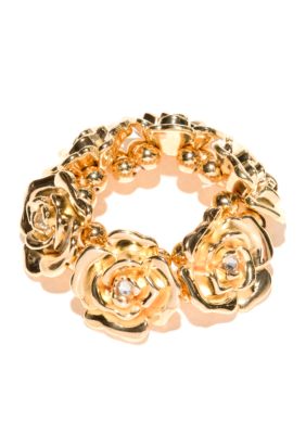 New Directions Flower Stretch Bracelet