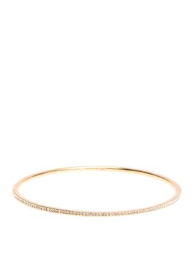 Nadri All Around Pave Thin Bangle