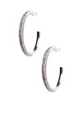 Nadri Small Pave Huggie Hoop