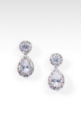 Nadri Framed Drop Earring