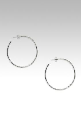 Nadri Inside/Outside Hoop Earring