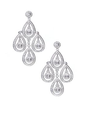 Nadri Raindrop Chandelier Earring