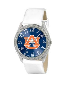 Game Time Auburn White Glitz Style Watch