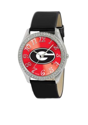 Game Time Georgia Black Glitz Watch