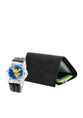 Game Time WVU Watch and Wallet Set
