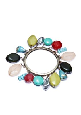 New Directions Touch of Turquoise Shaky Stretch Bracelet