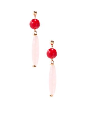 New Directions&reg; Red Multi Post Drop Earrings