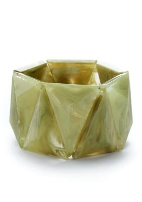 New Directions Mint Wide Stretch Bracelet
