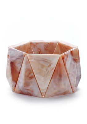 New Directions Natural Wide Stretch Bracelet