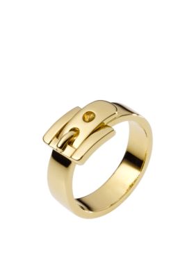 Michael Kors Jewelry Golden Buckle Ring Size 6