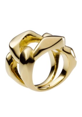 Michael Kors Jewelry Gold Chain Ring