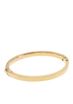 Michael Kors Jewelry Gold Color Skinny Hinge Bangle
