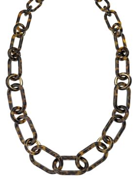 Michael Kors Jewelry Tortoise Link Necklace