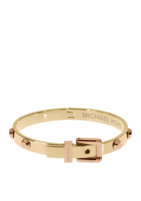 Michael Kors Jewelry Astor Hinge Buckle Bangle 