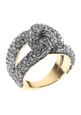 Michael Kors Jewelry Gold Tone Twist Ring