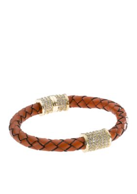 Michael Kors Jewelry Orange Braided Bracelet