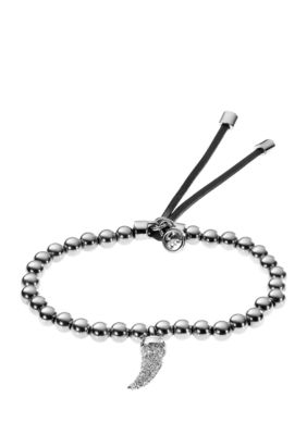 Michael Kors Jewelry Silver and Clear Tusk Bracelet