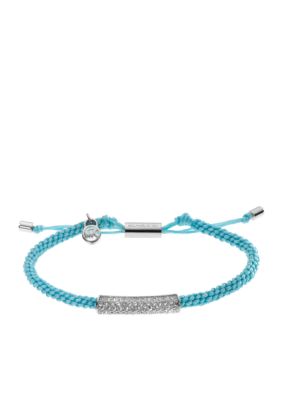 Michael Kors Jewelry Turquoise Macrame Bracelet
