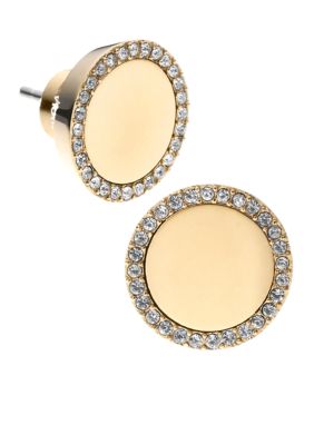 Michael Kors Jewelry Gold Slice Stud