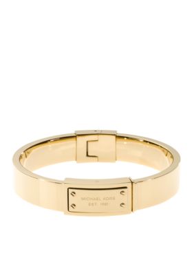 Michael Kors Jewelry Gold Plaque Bracelet