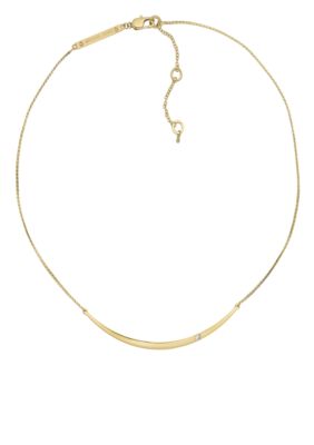 Michael Kors Jewelry Gold Bar Necklace