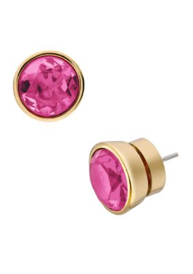 Michael Kors Jewelry Large Pink Stud Earrings