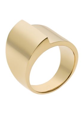 Michael Kors Jewelry Gold Fold Over Ring