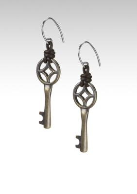 Fossil&reg; Smoke Key Earring