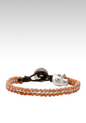 Fossil&reg; Silver Chubby Bird Bracelet