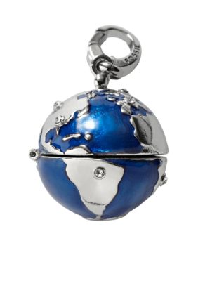 Fossil Globe Charm
