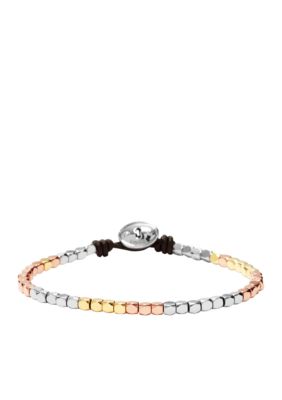 Fossil Mixed Plating Nugget Bracelet