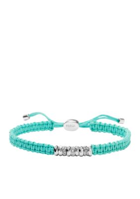 Fossil Woven Wrist Wrap Bracelet