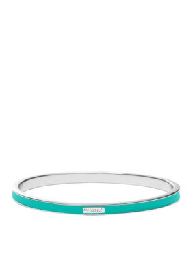Fossil Thin Oval Bangle Bracelet