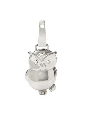Fossil Chubby Owl Charm