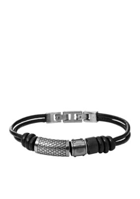 Fossil Men's Leather Bracelet