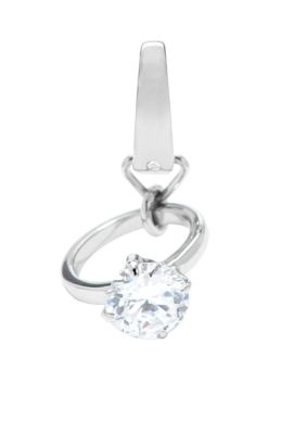 Fossil Engagement Ring Charm