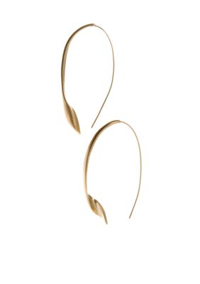 Kenneth Cole New York Worn Gold Drop Earrings