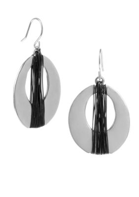 Kenneth Cole New York Wrapped Oval Hoop Earring