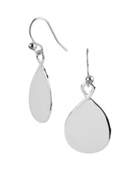 Kenneth Cole New York Silver Teardrop Earrings
