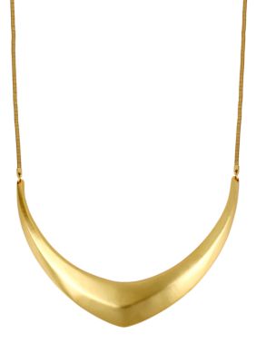 Kenneth Cole New York Sculptural Frontal Necklace