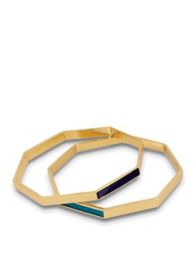 Kenneth Cole New York Geometric Bangle Bracelet Set