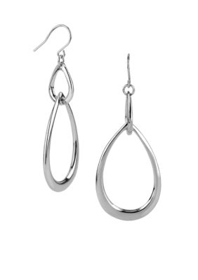 Kenneth Cole New York Double Teardrop Orbital Earrings