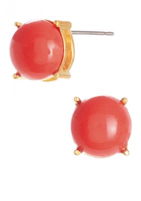 Kenneth Cole New York Coral Stud Earrings