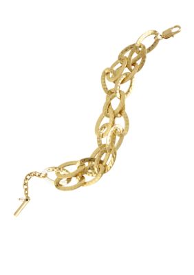 Kenneth Cole New York Oval Link 2 Row Bracelet