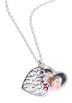 Belk Silverworks 'Mom, You Are the Heart of Our Family' Pendant